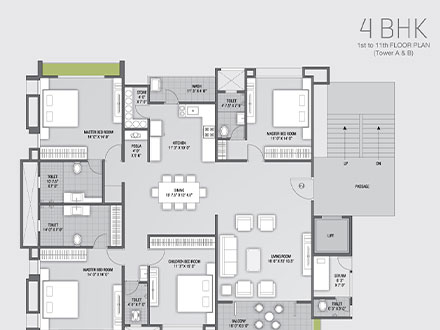 Tower A - B