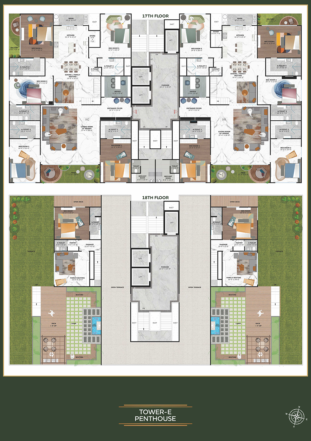 Tower E - Penthouse