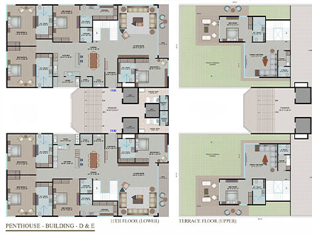 Building D & E 11th Floor & Terrace