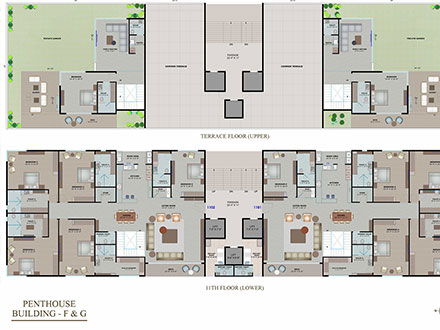 Building F & G 11th Floor & Terrace